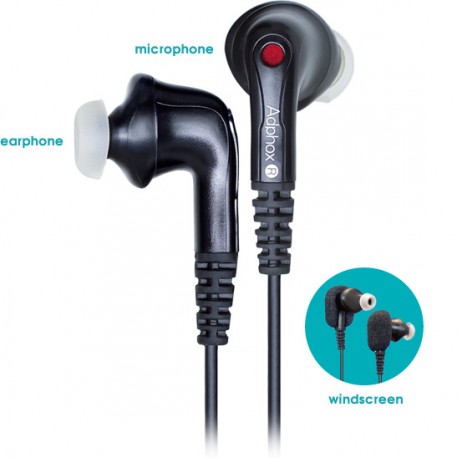 Adphox - BM3-200 Binaural Microphone and earphone