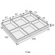 Hozan - F-21, F-22, F23 Kitting Tray ESD